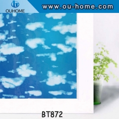 BT872 PVC stained Self adhesive window film