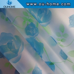 BT883 Colorful frosting decorative window film