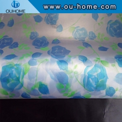 BT883 Colorful frosting decorative window film