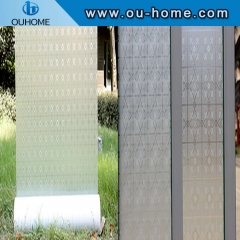 H9206 3D frosted embossing electrostatic cling window film