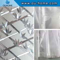 H6201 3D Window Film Static Decorative Sticker Non-Adhesive Heat Control Anti UV glass Window film