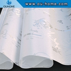 H16606 3D Static Cling Decorative Privacy Glass Window Film