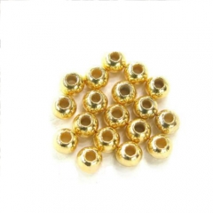 golden 4.0mm tungsten fly tying beads fly fishing tungsten beads