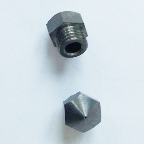 Customized tungsten carbide 3D printer nozzle