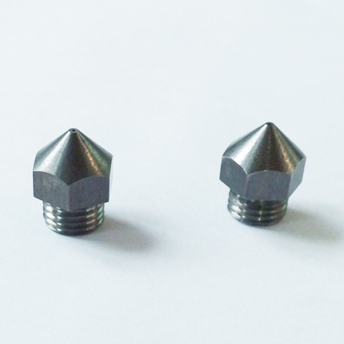 Customized tungsten carbide 3D printer nozzle