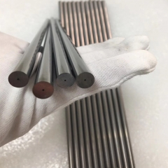 Solid tungsten carbide rods with hole