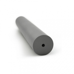 Ungrounded solid tungsten carbide rods with one center coolant hole