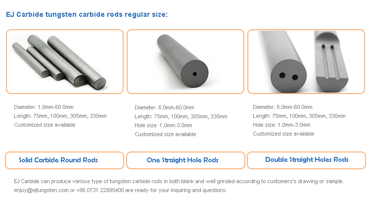 YG10X tungsten carbide rounds blank types