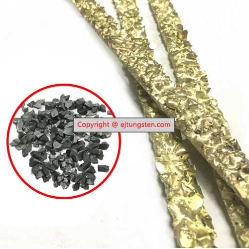 Crushed composite welding rods