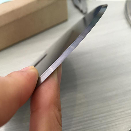 Tungsten carbide round burst cutter cutting polyester