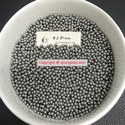 Tungsten shot for waterfowl shotshells