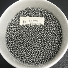 Tungsten shot for waterfowl shot shells