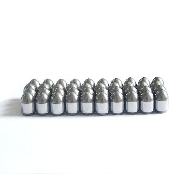 Tungsten carbide button for the boring mechanic