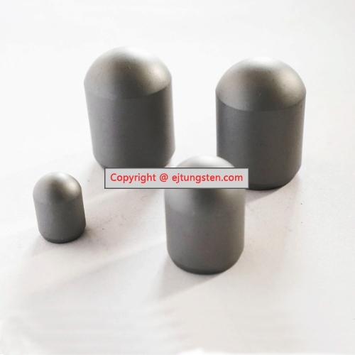 Tungsten carbide button for the DTH drill bit