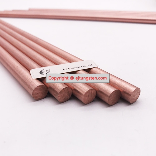 Cu 50% W 50% Tungsten Copper rods 8*300mm
