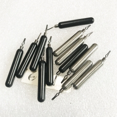 Tungsten drop shot weights black color pumpkin green 1/4oz