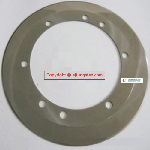 Tungsten carbide material slitter blade