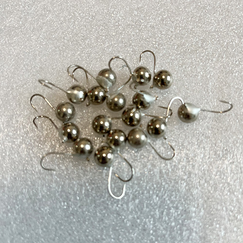 Tungsten fishing weight ball ice jig with an eyelet 4.0mm TBIJ040