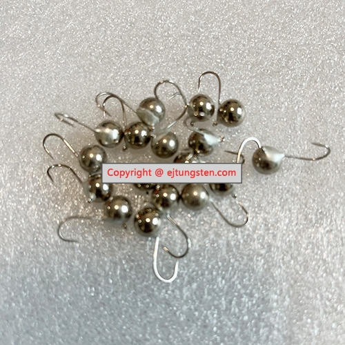 Tungsten fishing weight ball ice jig with an eyelet 4.0mm TBIJ040