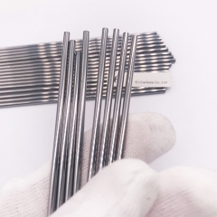 Thin tungsten carbide rods with a small sizes diameter range of 0.15 mm-0.8 mm.