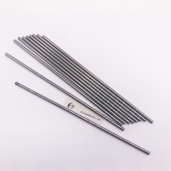 Thin tungsten carbide rods with a small sizes diameter range of 0.15 mm-0.8 mm.