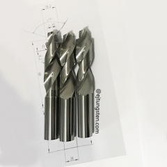 Custom Tungsten Carbide Step Drill – Uncoated for Aluminum & Non-Ferrous Metals
