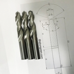 Custom Tungsten Carbide Step Drill 11.5/16.3mm – Uncoated for Aluminum | OEM Sizes & Coatings Available