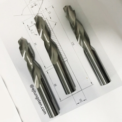Custom Tungsten Carbide Step Drill 11.5/16.3mm – Uncoated for Aluminum | OEM Sizes & Coatings Available