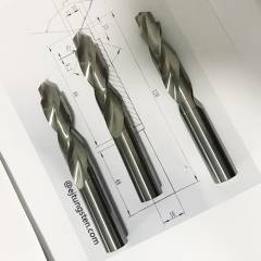 Custom Tungsten Carbide Step Drill – Uncoated for Aluminum & Non-Ferrous Metals
