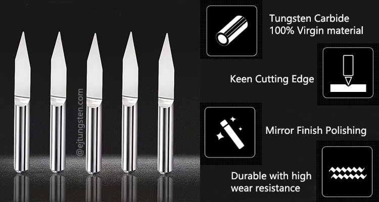 Solid Carbide Engraving Cutter – 3.175mm (1/8