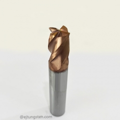 6mm 4-Flute Solid Carbide Flat End Mill for Steel — Coated CNC Milling Cutter