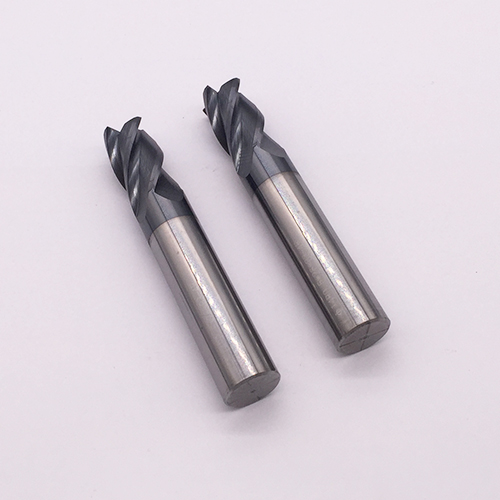 Corner rounding end mill radius