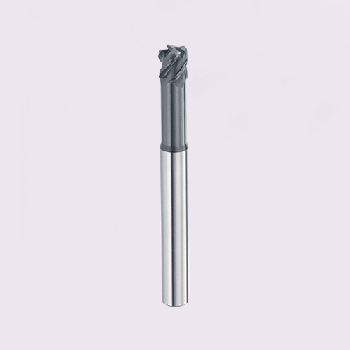 4 flutes corner round end mill long shank stub edge