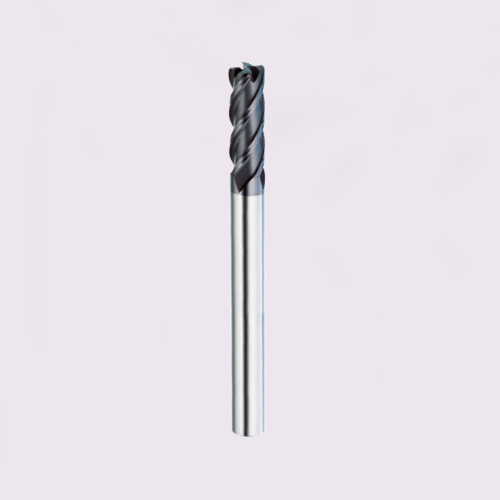 4 flutes corner round end mill long shank