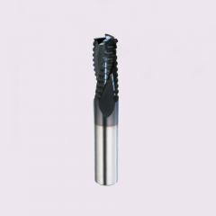 Carbide coarse pitch roughing end mill 3 flute