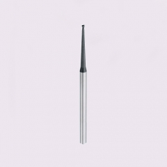Carbide flat end mill with conical neck 2 flute