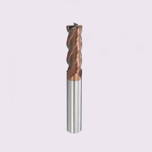 Flat endmills for steel processing HRC55°