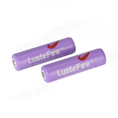 LusteFire 18650 3100mAh Li-ion Recharbeable Protected Battery (2PCS)