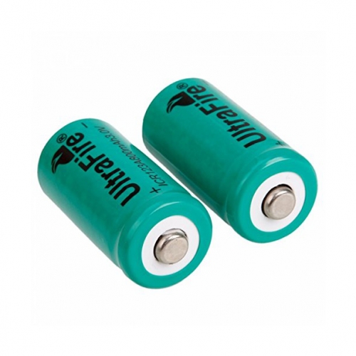 UltraFire 16340 ICR123A 800mAh 3.0V Li-ion Recharbeable Battery (2PCS)