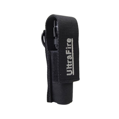 UltraFire 316# Flashlight Holster Pouch Holder Belt Carry Case Cover Skin for UltraFire 501B 502B 503B C1 Flashlight Torch Black