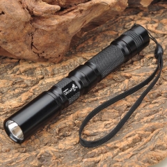 UltraFire C3 CREE R5 200 Lumens 2xAA Flashlight Torch Black