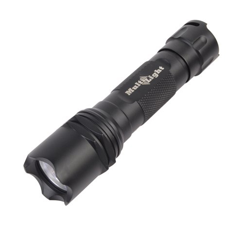 HUGSBY M22 CREE XP-E R3 LED 3 Mode 250 Lumens Flashlight Torch Light Black