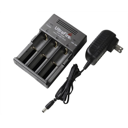 UltraFire WF-128S US Plug 4.2V 1000mA 3-Slot Li-ion Battery Charger