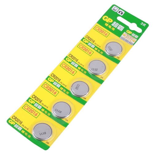 50 pcs of GP CR2016 DL2016 3V Lithium Button Cell Battery