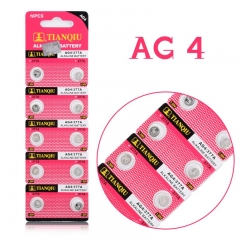 50 pcs of AG4/377A LR66 377 L626 AG4 1.55V Alkaline Button Cell Coin Battery
