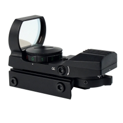 Green Red Dot Sight Reflex Sight Tactical Reflex with 4 Reticles 5 Levels Brightness