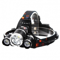 Romisem 1000lm LED Three Lamps Headlight Headlamp Biking Fishing Light