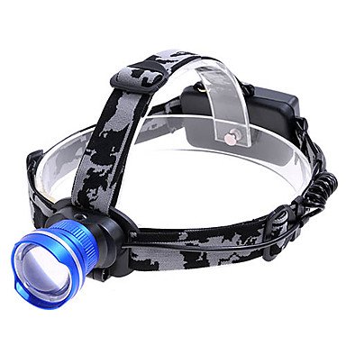 Romisen CREE XML T6 LED 600lm 3-Mode White Zooming Headlight Headlamp - Blue