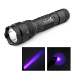 UltraFire 502B UV 395nm 1x18650 LED Flashlight Torch