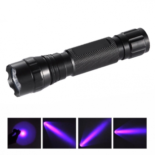UltraFire 501B UV 395nm 1x18650 LED Flashlight Torch